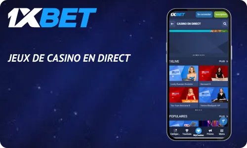 1xBet Jeux de casino en direct