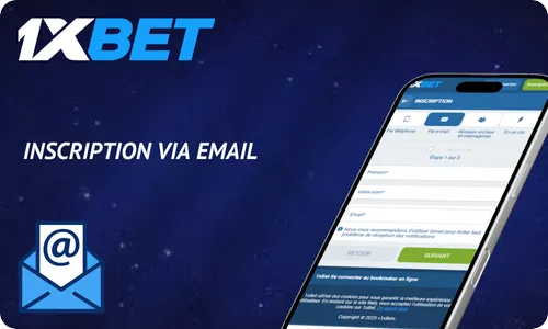 1xbet Inscription via Email