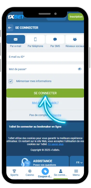 1xbet Validez l’accès