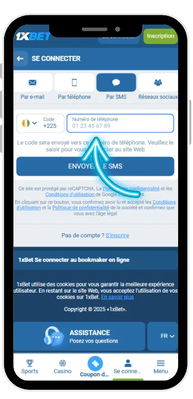 Entrez les données